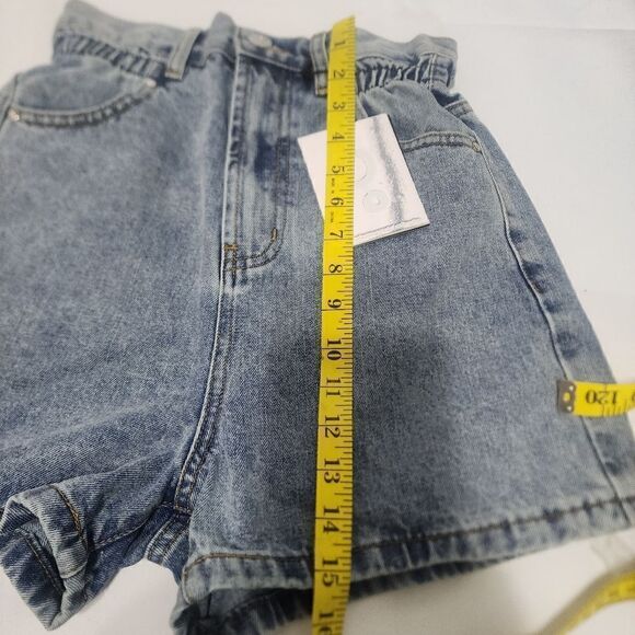 Insane Gene Lily Super High Rise Paper Bag Shorts Size Small NWT Paperbag Waist - Picture 3 of 8